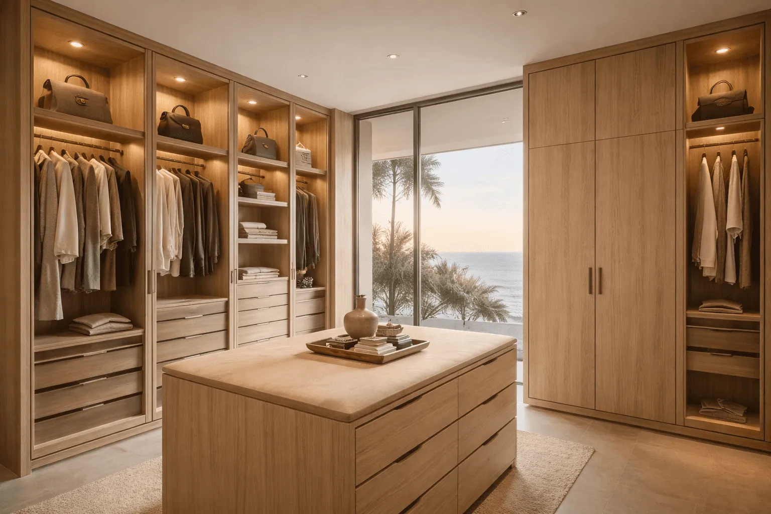Custom garage cabinetry system with concealed storage by Vallier