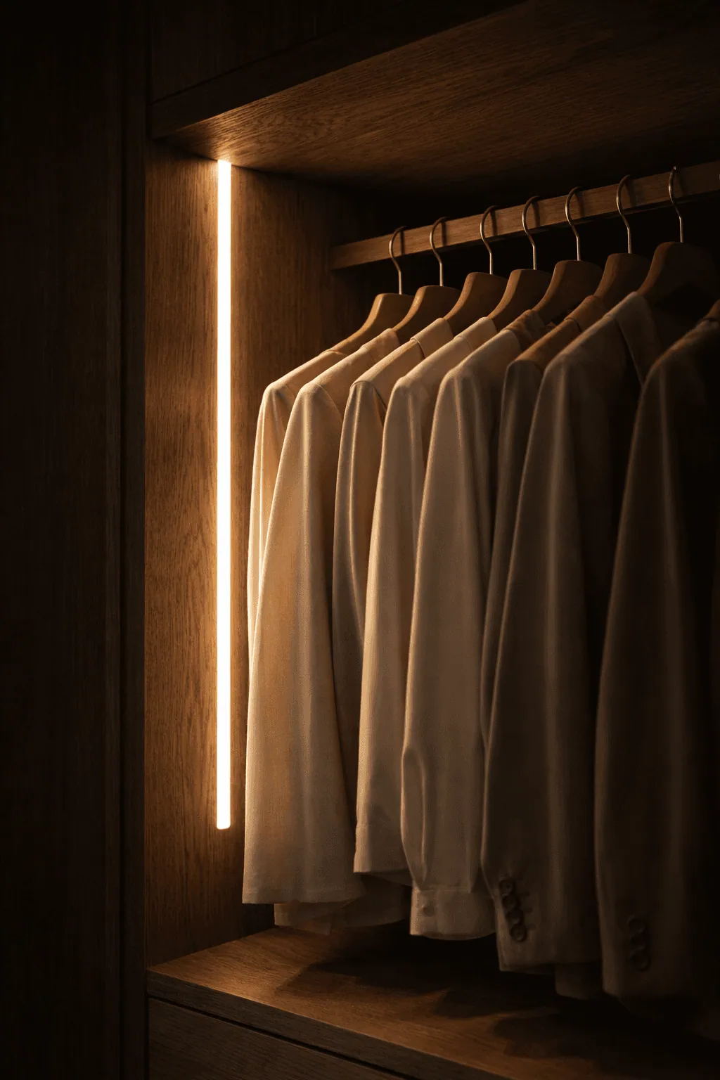 Desert Modern primary suite closet transformation by Vallier